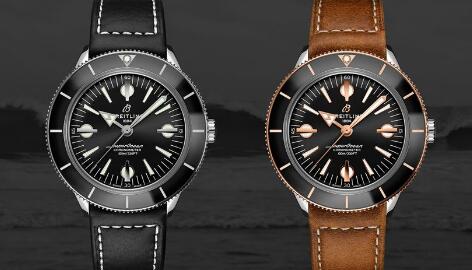 The new Superocean Heritage' 57 looks vintage and elegant.