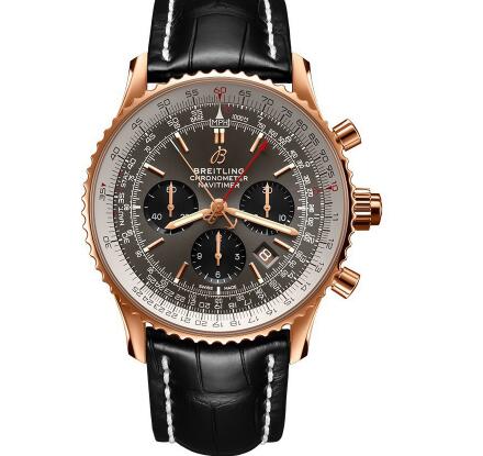 The Navitimer is equipped with the complicated function of split seconds chronograph.